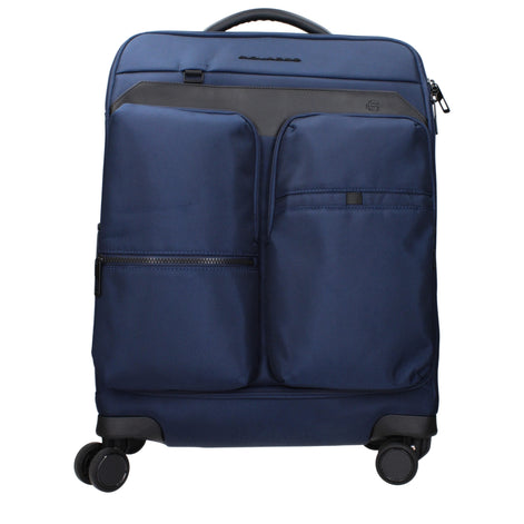 Piquadro Blue Fabric Luggage And Travel Piquadro