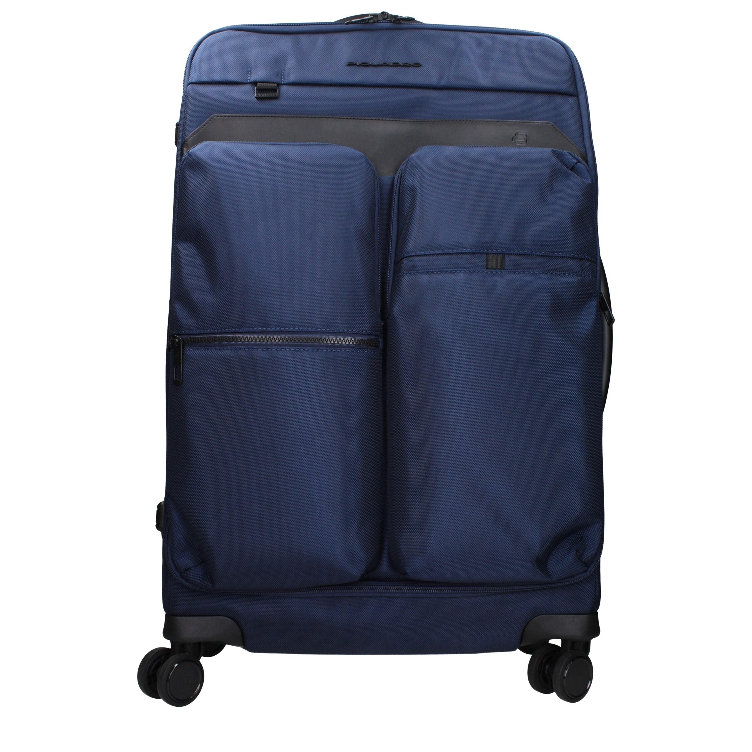 Piquadro Blue Fabric Luggage And Travel Piquadro