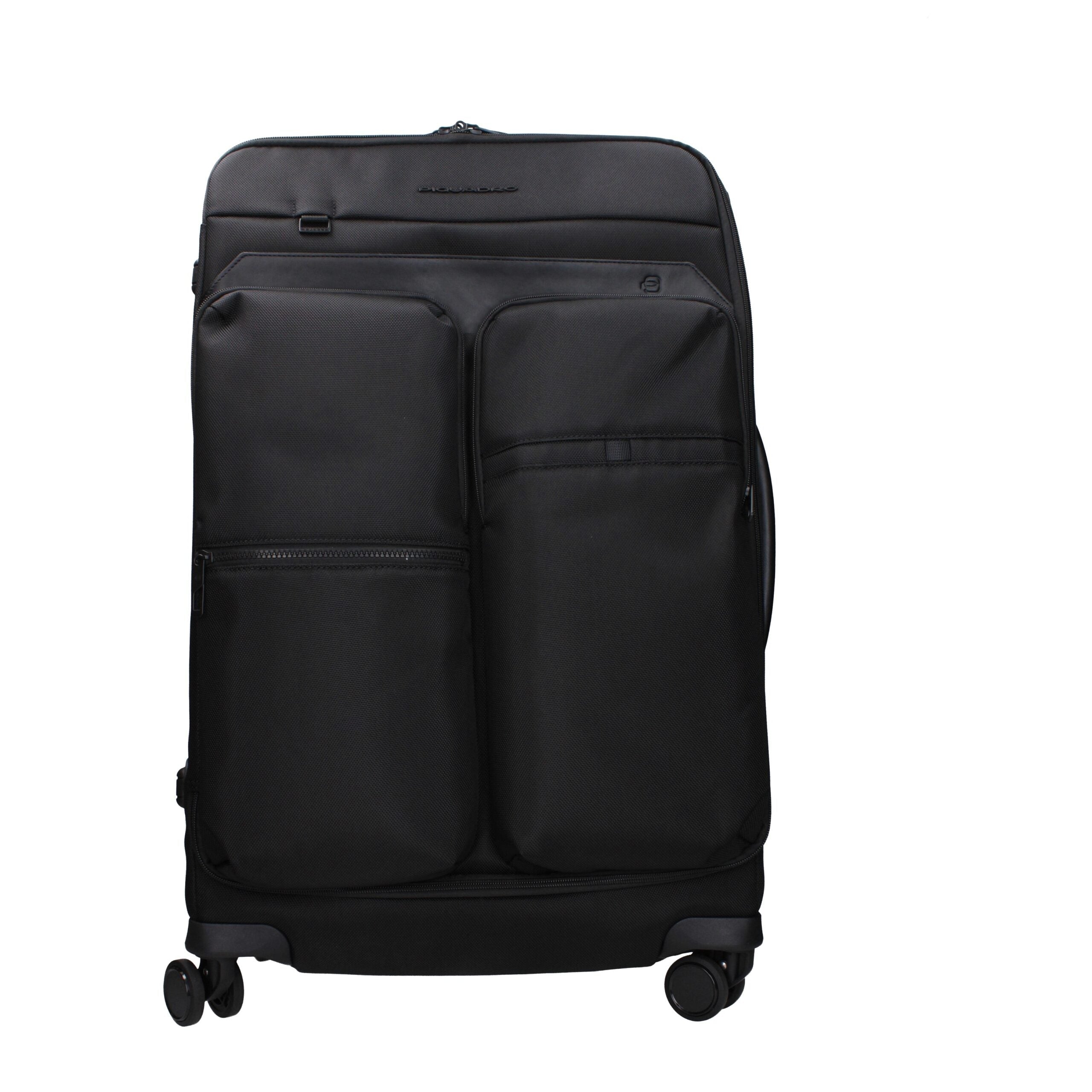 Piquadro Black Fabric Luggage And Travel Piquadro