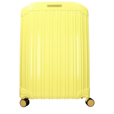 Piquadro Yellow Polycarbonate Luggage And Travel Piquadro