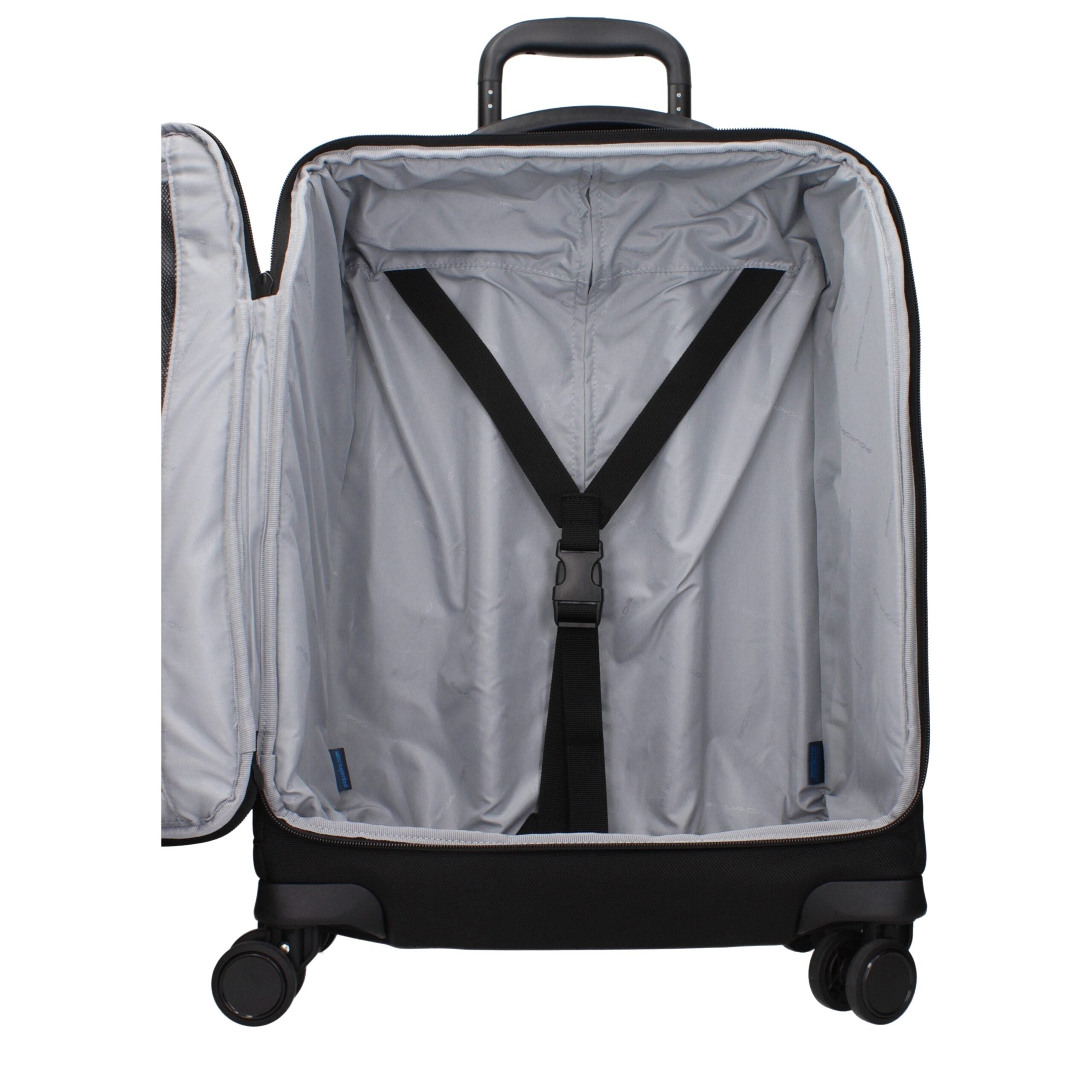 Piquadro Black Fabric Luggage And Travel Piquadro