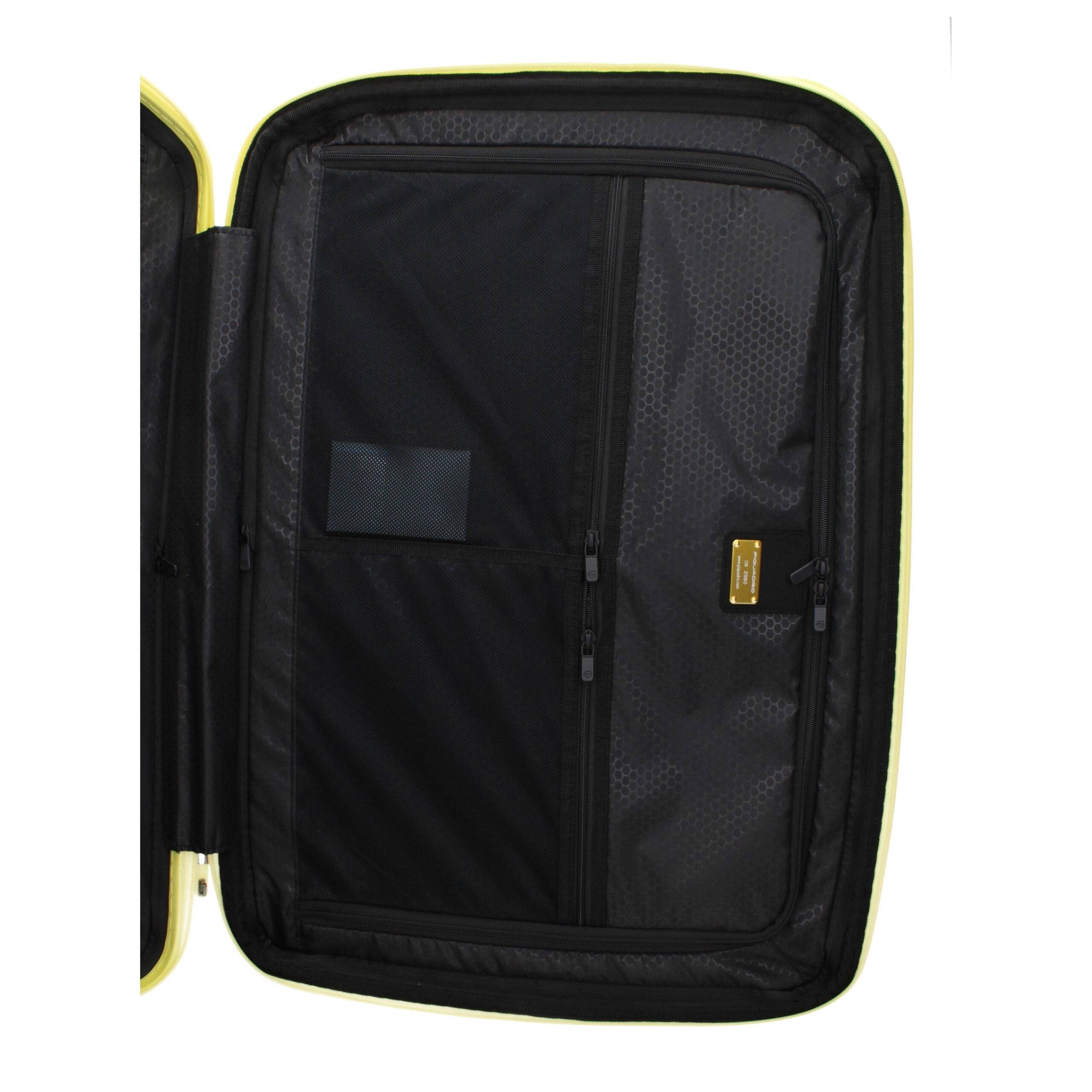 Piquadro Yellow Polycarbonate Luggage And Travel Piquadro