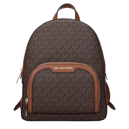 Michael Kors Brown Fabric Backpack Michael Kors