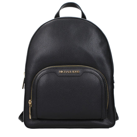 Michael Kors Black Leather Backpack Michael Kors