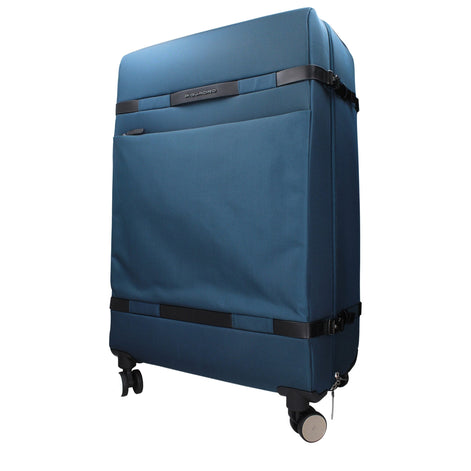 Piquadro Blue Fabric Luggage And Travel Piquadro