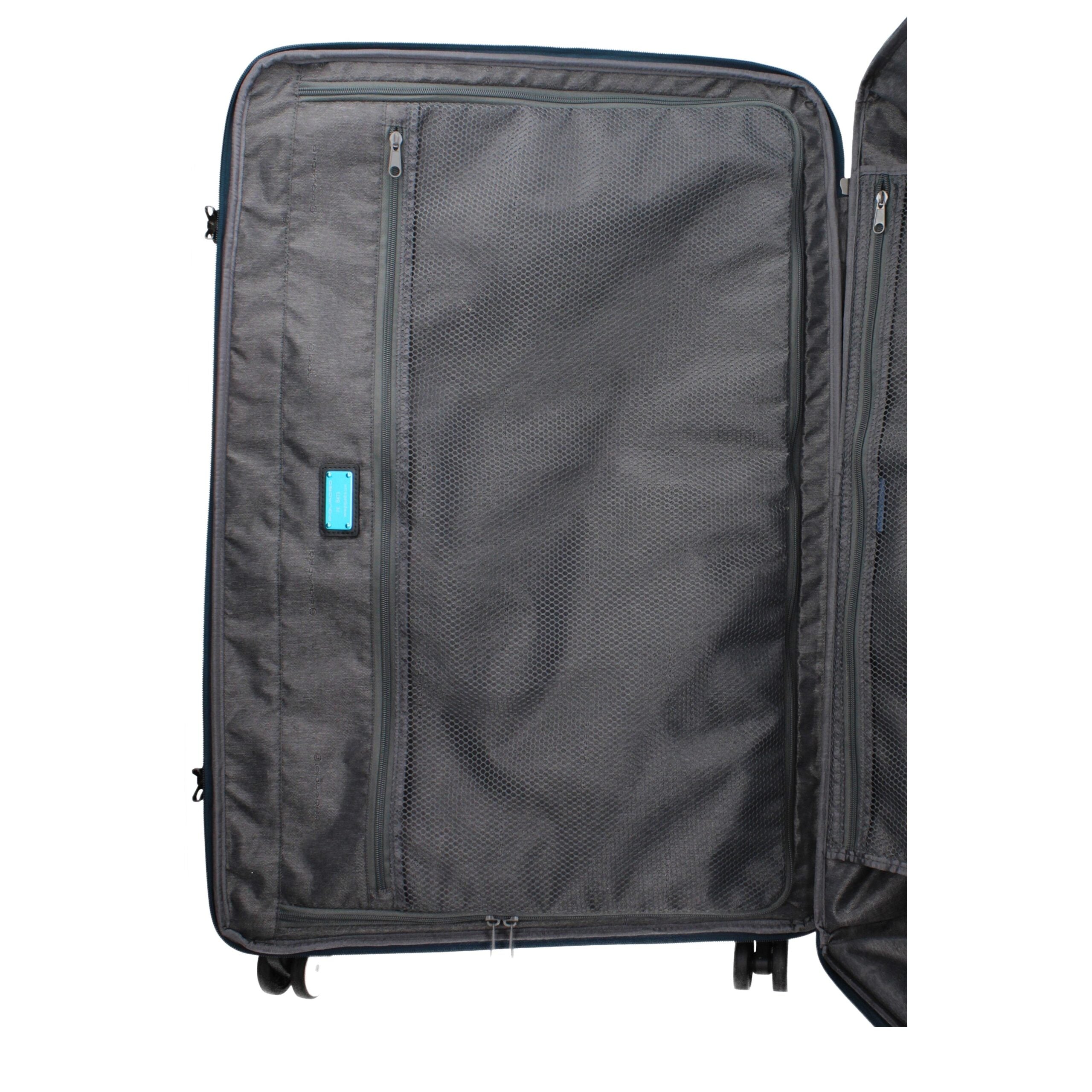 Piquadro Blue Fabric Luggage And Travel Piquadro