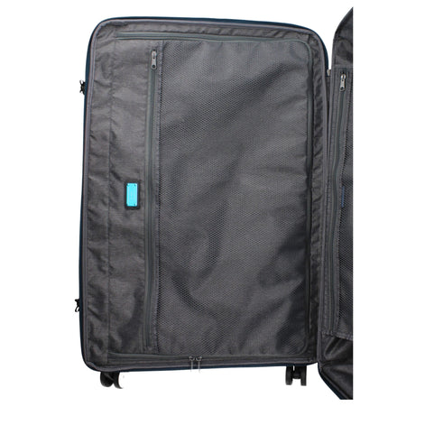 Piquadro Blue Fabric Luggage And Travel Piquadro