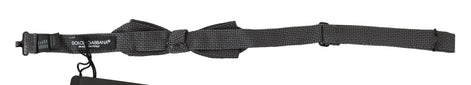 Dolce & Gabbana Gray Patterned Silk Adjustable Neck Bow Tie Papillon Dolce & Gabbana