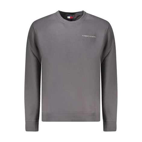 Tommy Hilfiger Grigio Cotton Men's Sweatshirt Tommy Hilfiger
