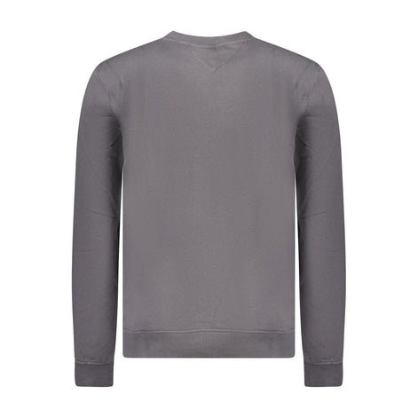 Tommy Hilfiger Grigio Cotton Men's Sweatshirt Tommy Hilfiger