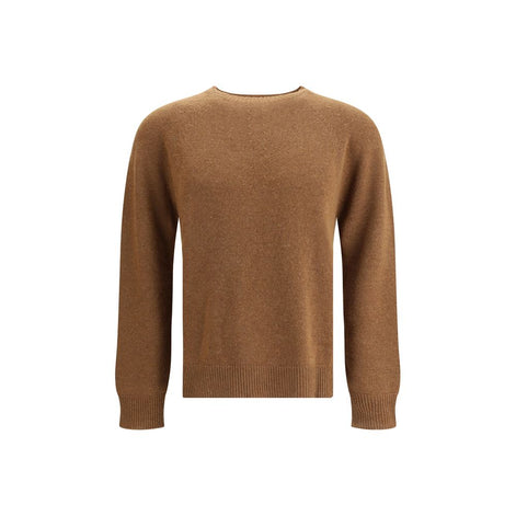 Jil Sander Brown Fleece Wool Sweatshirt Jil Sander