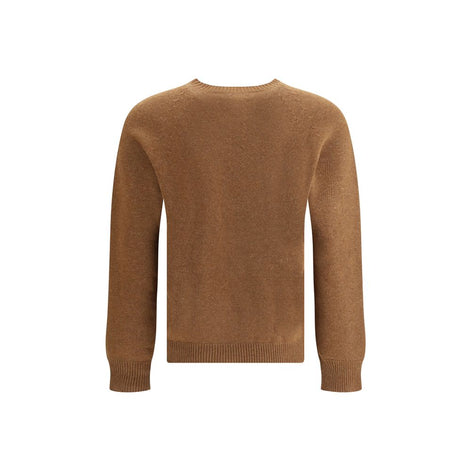 Jil Sander Brown Fleece Wool Sweatshirt Jil Sander