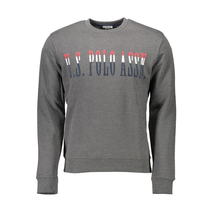U.S. POLO ASSN. Gray Cotton Mens Sweatshirt U.S. POLO ASSN.