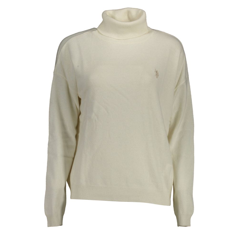 U.S. POLO ASSN. Bianco Polyamide Women Sweater U.S. POLO ASSN.