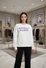 Cavalli Class Bianco Cotton Women Sweatshirt Cavalli Class
