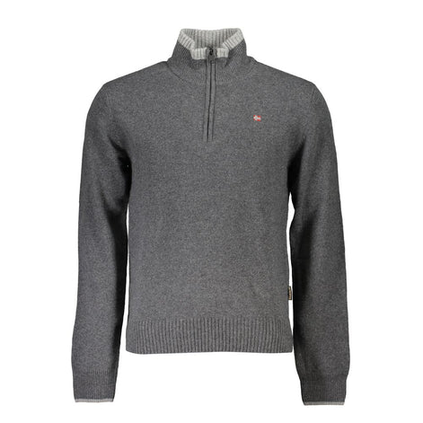 Napapijri Grigio Tessuto Men Sweater Napapijri