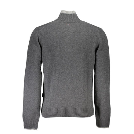 Napapijri Grigio Tessuto Men Sweater Napapijri