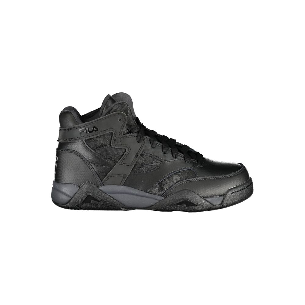 Fila Black Polyester Athletic Sneakers Fila