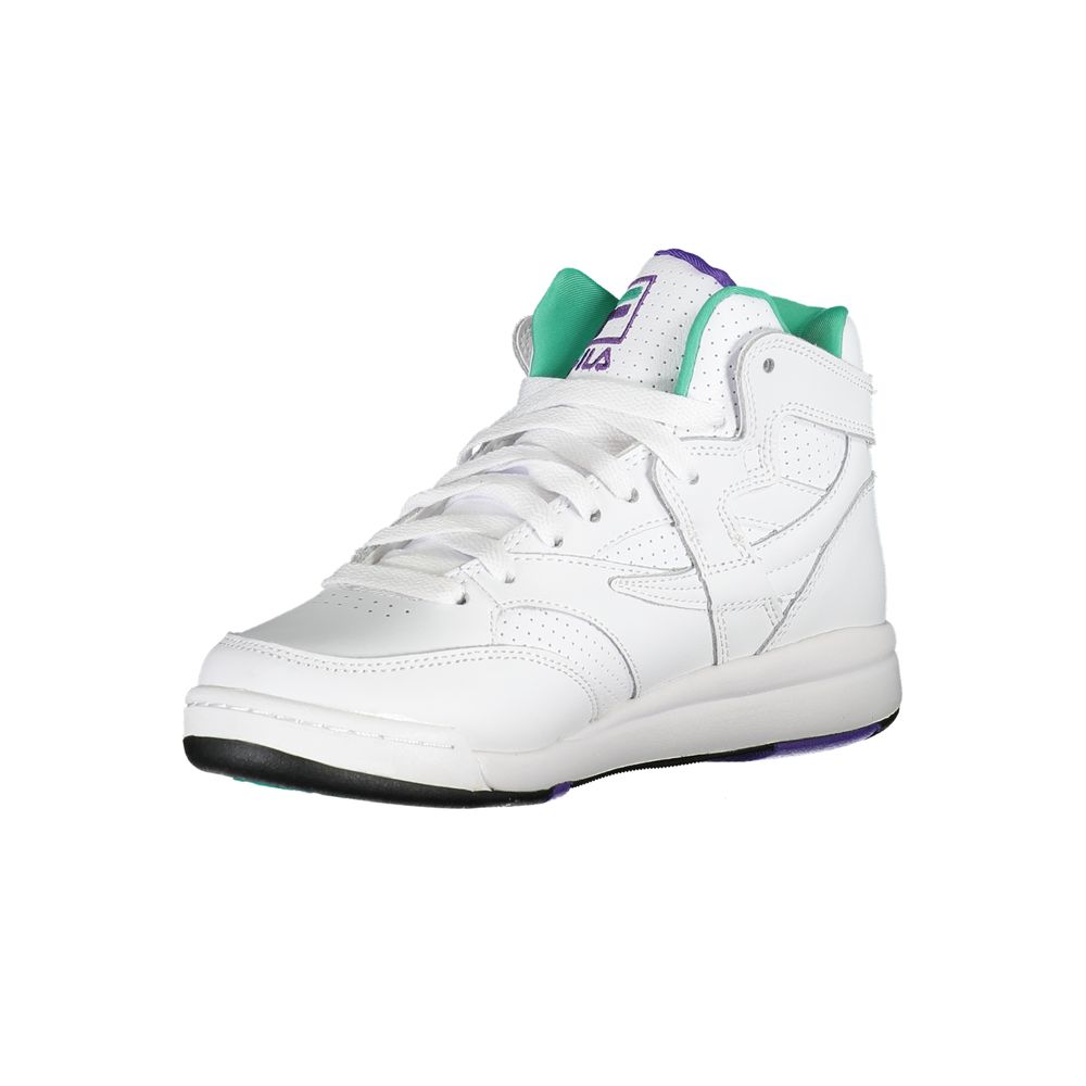 Fila White Polyester Athletic Sneakers Fila