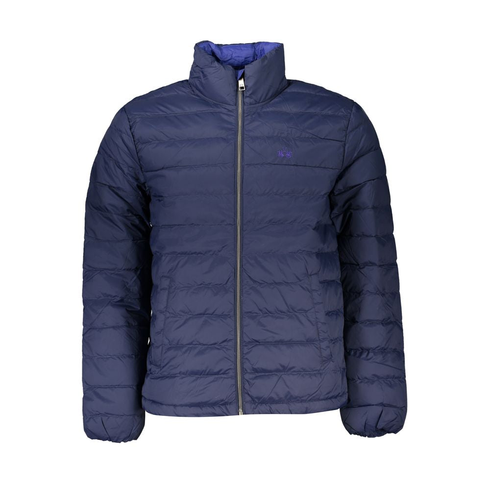 La Martina Blu Poliammide Men's Jacket La Martina