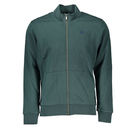 La Martina Verde Cotton Men Sweatshirt La Martina