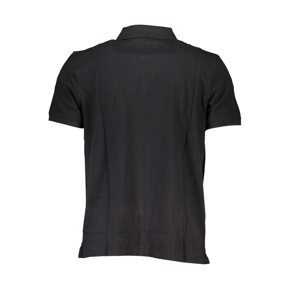 Timberland Black Cotton Men Polo Shirt Timberland