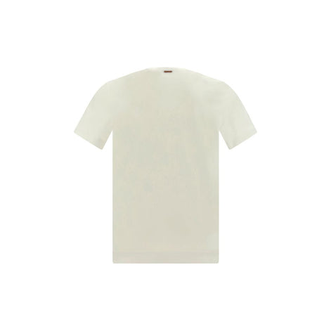 ZEGNA White Cotton T-Shirt ZEGNA