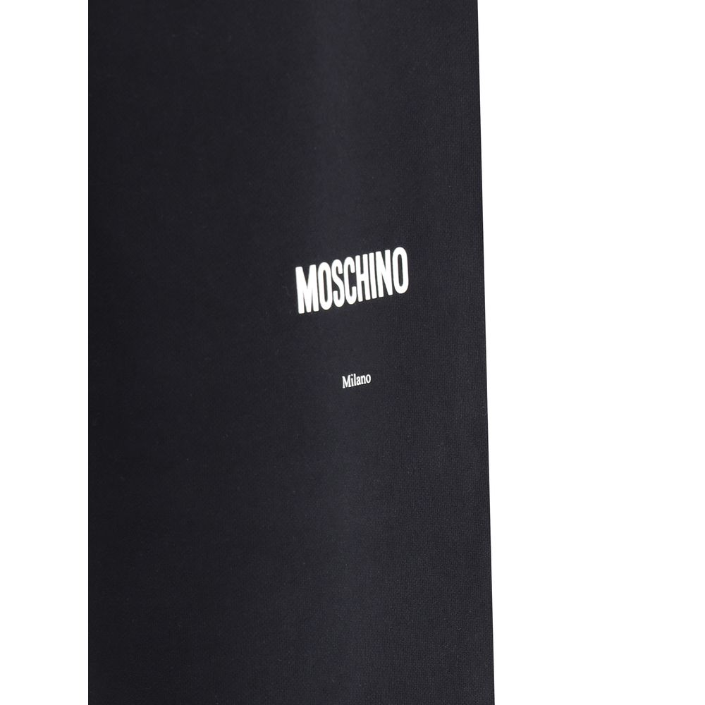 Moschino Black Cotton Joggers (Workout Pants) Moschino