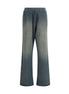 Golden Goose Blue Cotton Casual Pants Golden Goose