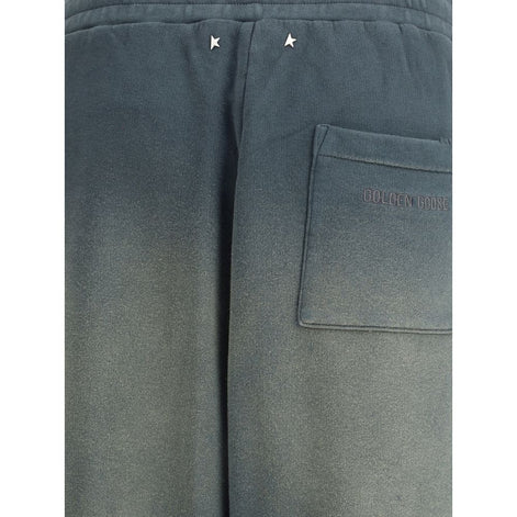 Golden Goose Blue Cotton Casual Pants Golden Goose