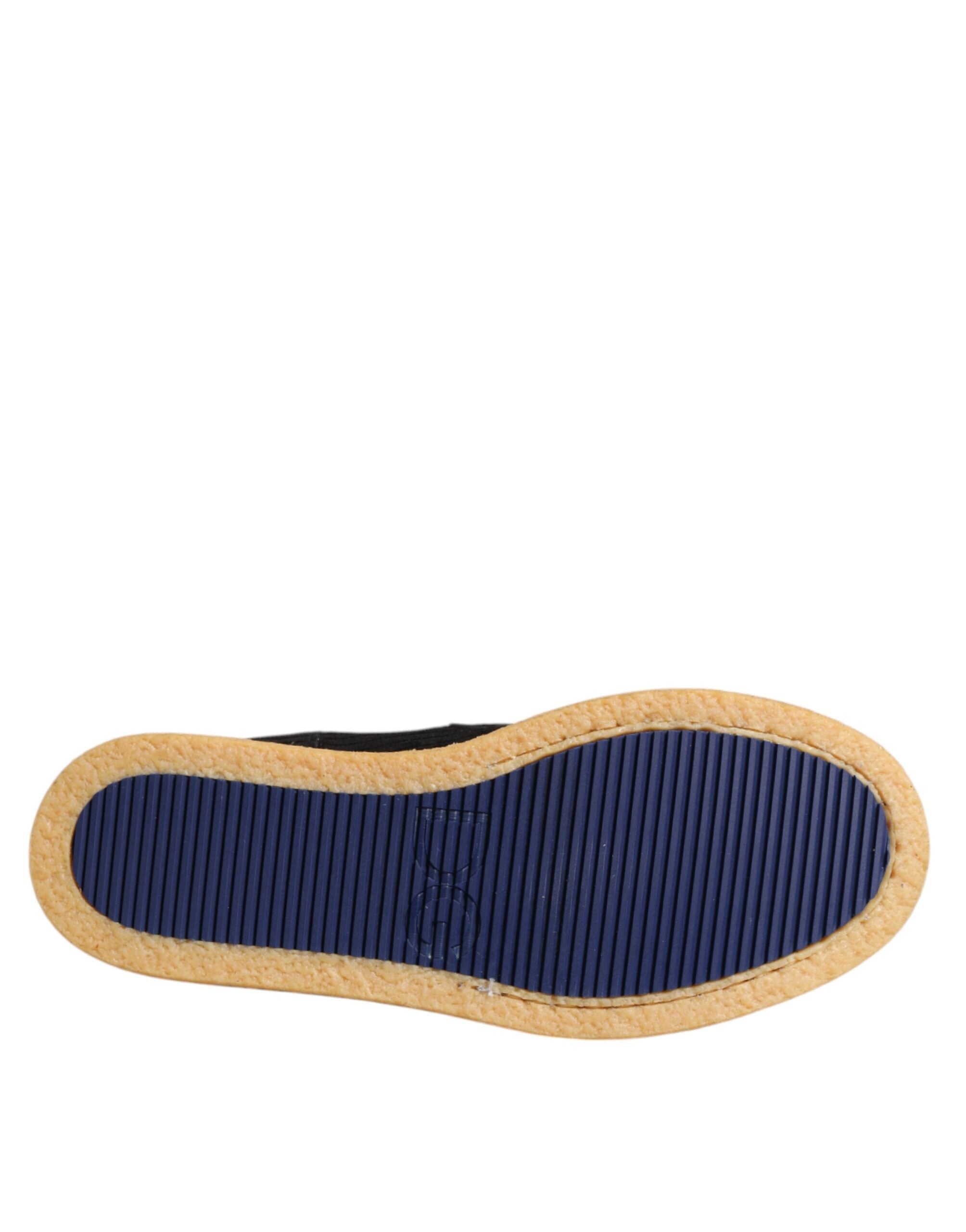 Dolce & Gabbana Black Calf Suede Slip On Ankle Boots Shoes Dolce & Gabbana