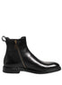 Dolce & Gabbana Black Chelsea Leather Mid Calf Boots Shoes Dolce & Gabbana