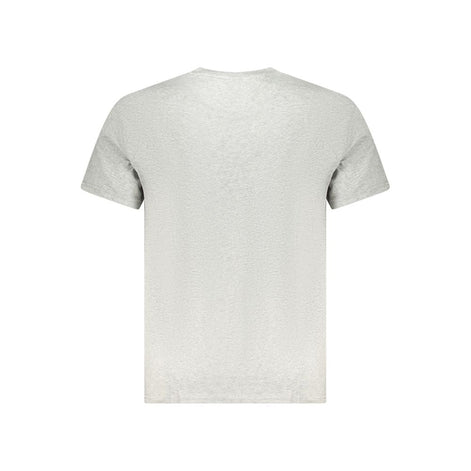 Tommy Hilfiger Gray Cotton Men T-Shirt Tommy Hilfiger