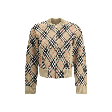 Burberry Beige Wool Cardigan Burberry