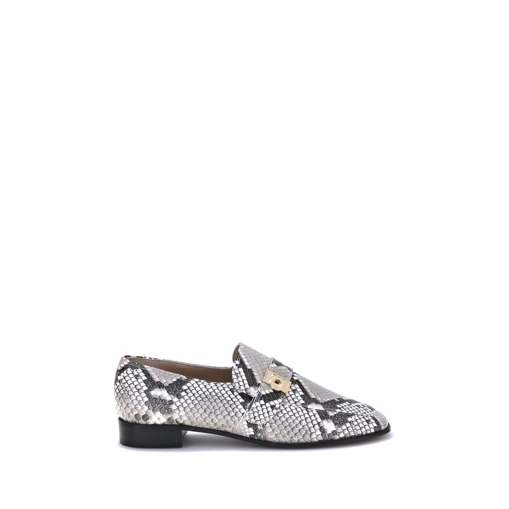 Ferragamo Multicolor Goatskin Slip-On Loafers Ferragamo