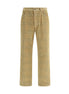 Burberry Brown Cotton Casual Pants Burberry