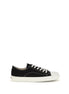 Moschino Black Cotton Low Top Sneakers Moschino