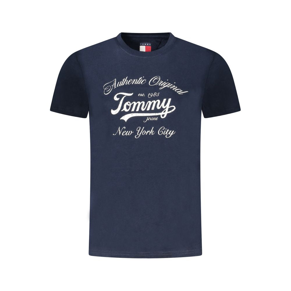 T-shirt Tommy Hilfiger bleu en coton pour femme