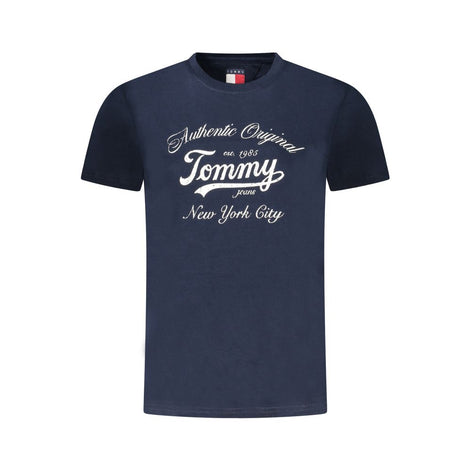 T-shirt Tommy Hilfiger bleu en coton pour femme
