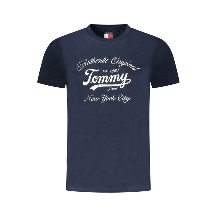 T-shirt Tommy Hilfiger bleu en coton pour femme