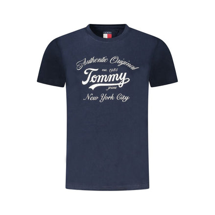Tommy Hilfiger Blue Cotton Women T-Shirt Tommy Hilfiger