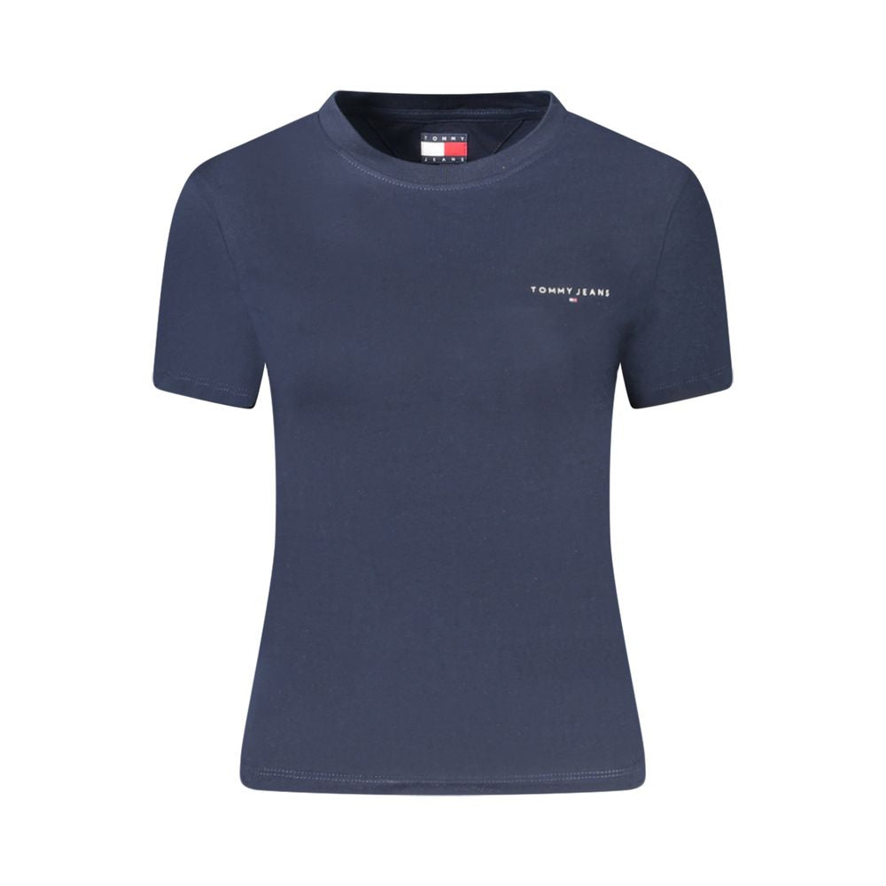 Tommy Hilfiger Blue Cotton Women T-Shirt Tommy Hilfiger