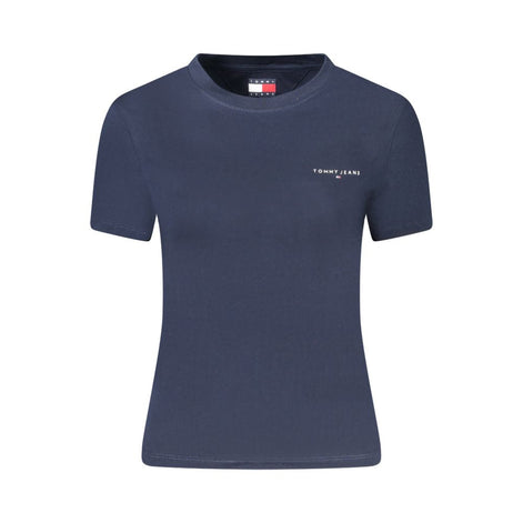 Tommy Hilfiger Blue Cotton Women T-Shirt Tommy Hilfiger