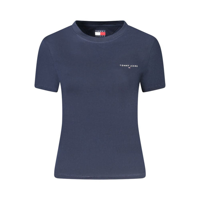 Tommy Hilfiger Blue Cotton Women T-Shirt Tommy Hilfiger