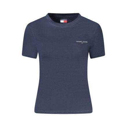Tommy Hilfiger Blue Cotton Women T-Shirt Tommy Hilfiger
