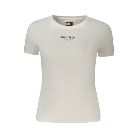 Tommy Hilfiger White Cotton Women T-Shirt Tommy Hilfiger