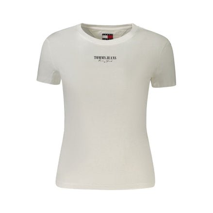 Tommy Hilfiger White Cotton Women T-Shirt Tommy Hilfiger