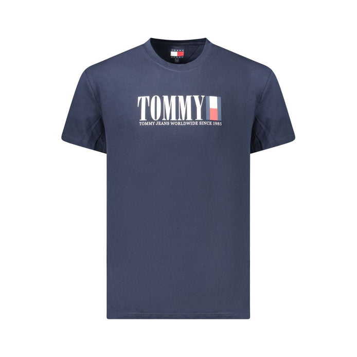 Tommy Hilfiger Blue Cotton Men's T-Shirt Tommy Hilfiger