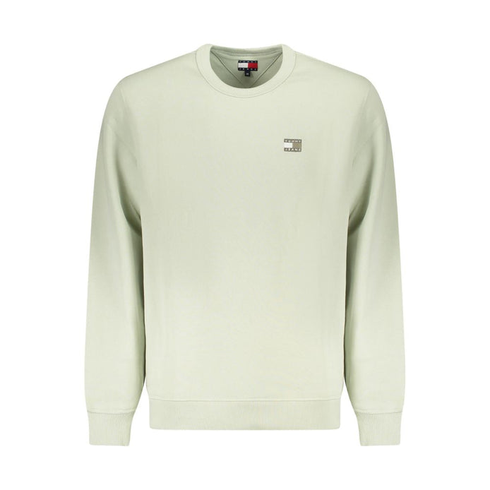 Tommy Hilfiger Verde Cotton Men Sweatshirt Tommy Hilfiger