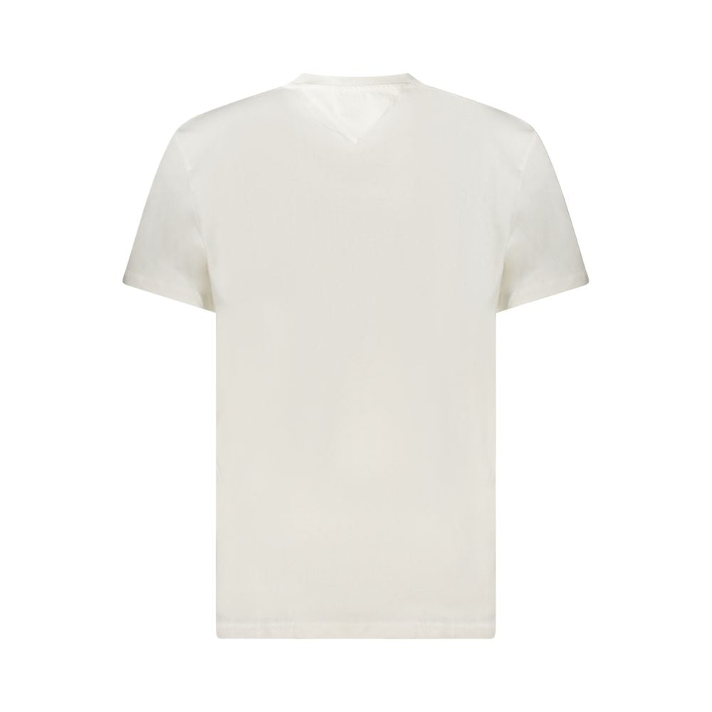 Tommy Hilfiger Bianco Cotton Men T-Shirt Tommy Hilfiger